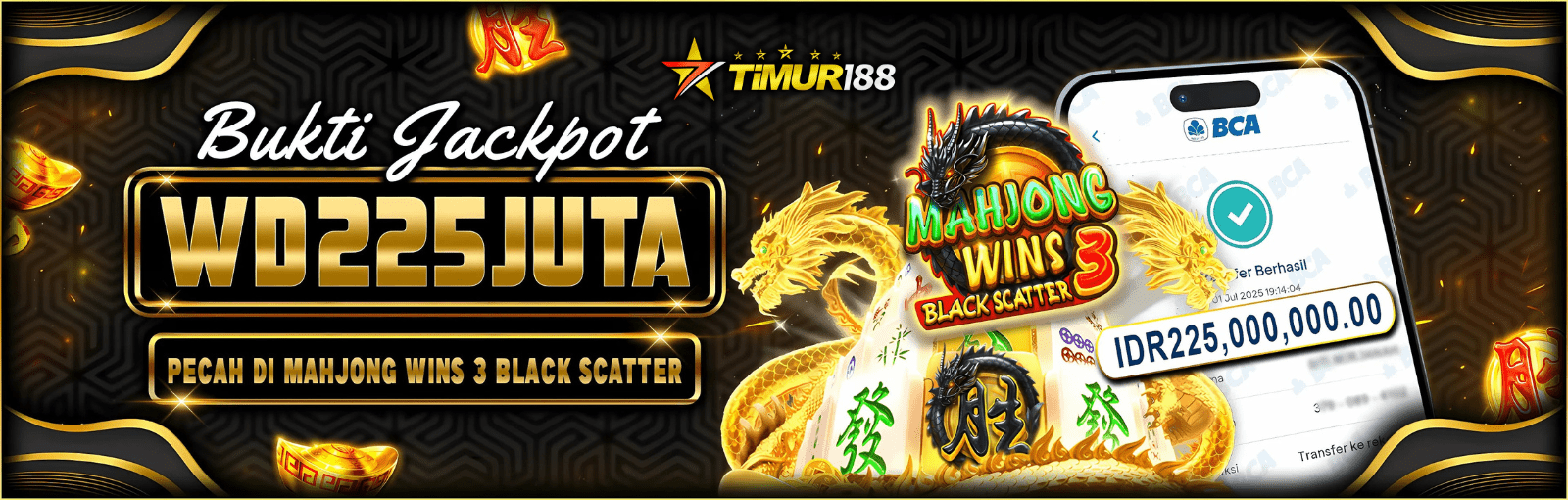 Jackpot sensational TIMUR188 slot gacor
